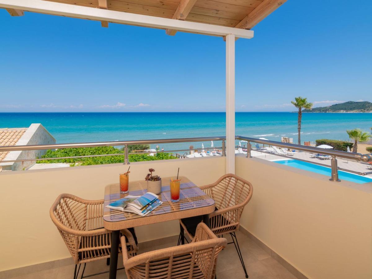 Paradise Elegant Apartments - Perfect Escape On The Beach Alykes  Eksteriør billede