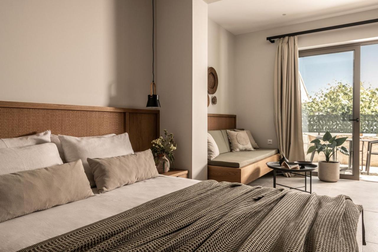 Paradise Elegant Apartments - Perfect Escape On The Beach Alykes  Eksteriør billede