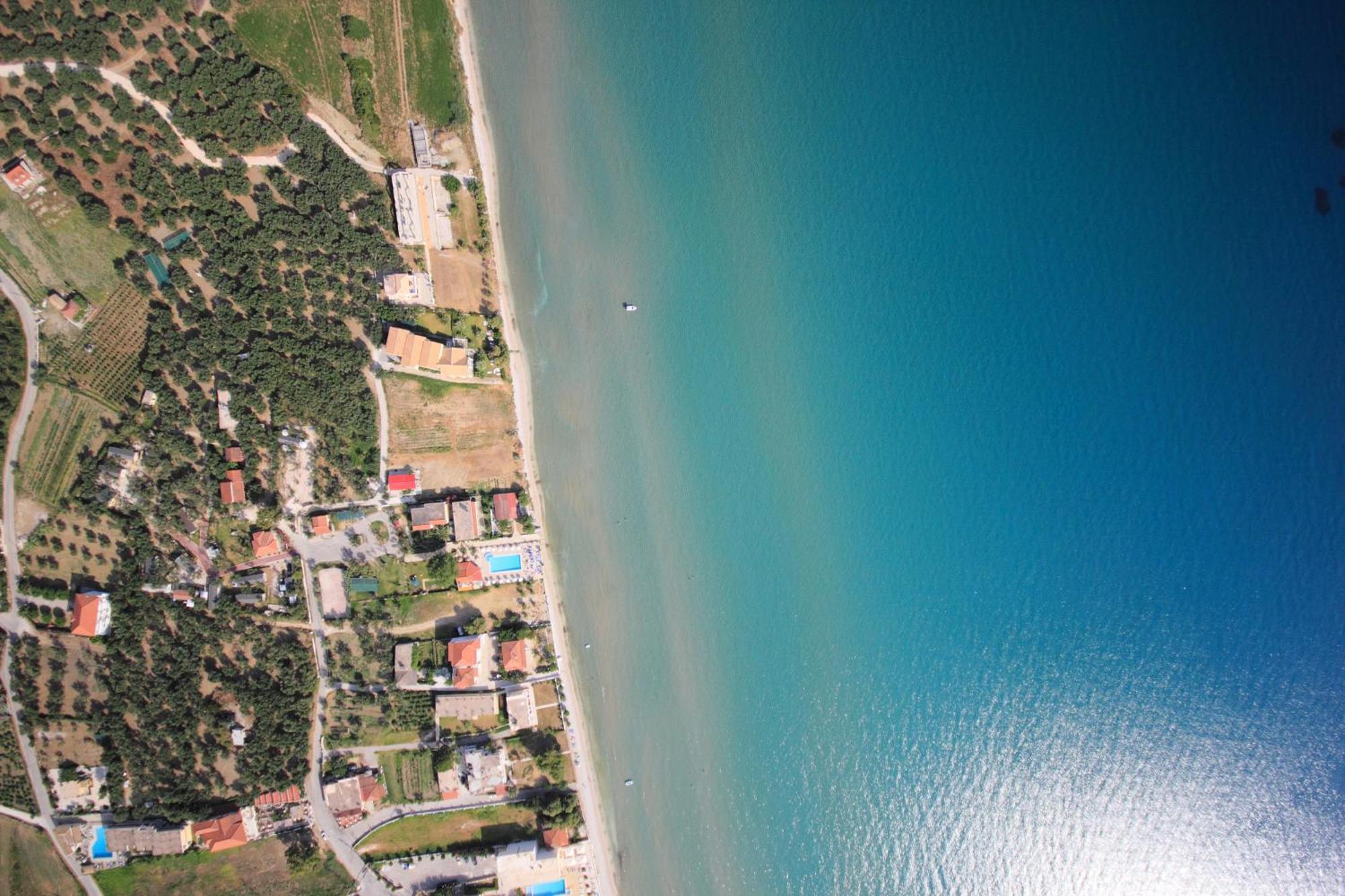 Paradise Elegant Apartments - Perfect Escape On The Beach Alykes  Eksteriør billede